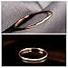 2mm Rose Gold Plated Polish Comfort Fit Domed Titanium Ring Wedding Band (5)