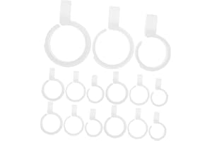 Hohopeti 30pcs Embroidery Sewing Roll Clips Fabric Fixing Clamp Set for Cross Stitch DIY Needlework Home