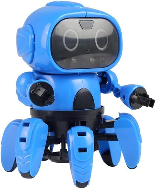 diy assembled electric robot induction educational toy