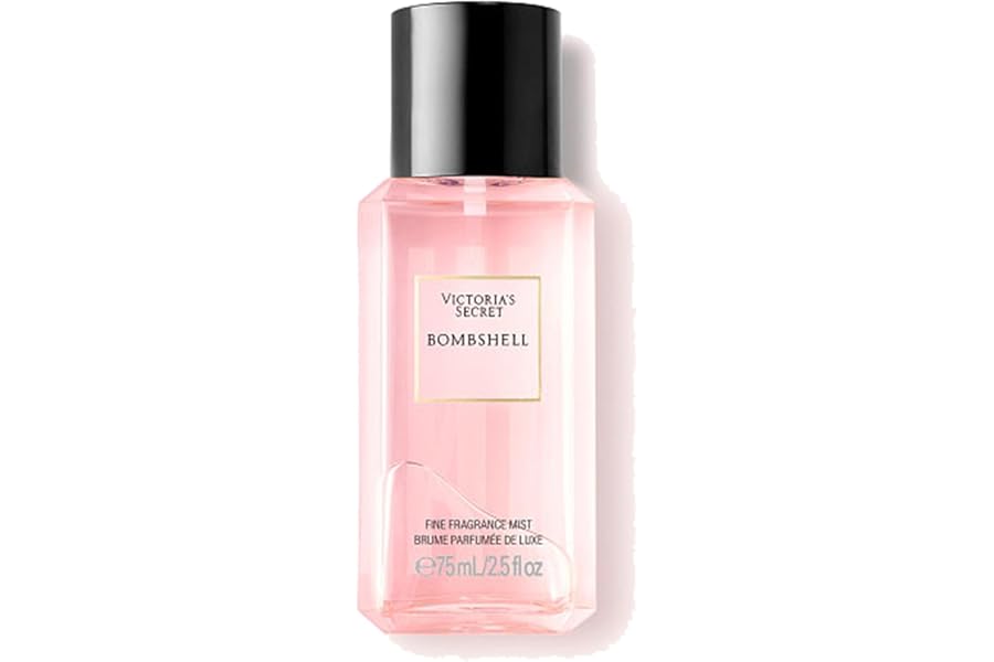 Victoria’s Secret Bombshell Mini Fragrance Mist, Notes of Purple Passion Fruit, Shangri-La Peony & Vanilla Orchid, Travel Size Body Spray for Women (2.5 oz)