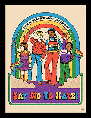 Steven Rhodes (Say No To Hate 30x40cm Framed Memorabilia