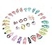 50 Pcs Baby Girls Hair Clips, Lovely Metal Snap Hair Pins for Kids Girls Hair Accessories