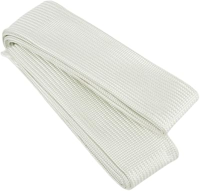 GLOBALHUT Fiberglass Heat Shield Sleeve 2M Glass Fibre Hose Insulation 500°C