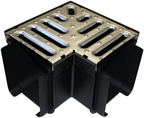 Rain Drain 7-in L x 7-in W Channel Corner