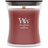 WoodWick Cinnamon Chai Scented Candle, Crackling Wick, 9.7oz | Up to 60 Hour Burn Time, Premium Soy Wax, Home D&eacute;cor &amp; Gift Choice, Crackles as it Burns, Medium Hourglass Candle