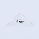 CMY Cubes Crystal Clear Display Stand - Cube Stand Pedestal for Displaying, Exploring &amp; Showcasing Your Prism Cube Holder &amp; Storage Stand