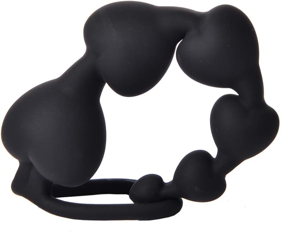 Olpohey Large Size Silicone Heart Beads peg Beginner Play Toys Best Gift