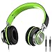 Wackolee Headphones, 015IP Headphones with Microphone for Smartphones Mp3/4 Laptop Computers Tab let MacBook Folding Gaming Earphones (Green)