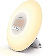 Philips Wake-Up Light Alarm Clock with Sunrise Simulation, White (HF3500/60)