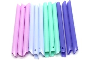 BONEW 100PCS Autoclavable Suction High Volume Vented Evacuation Tips Colorful