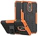 for Galaxy S10 Case: Samsung Galaxy S10 Case with HD Screen Protector - Military Grade Protective Cases with Ring for Samsung S10(Orange)