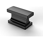 Asidrama 10 Pack Matte Black Kitchen Cabinet Knobs Drawer Cabinet Hardware Zinc Knobs for Dresser Drawers