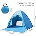 Kany Portable Outdoor Automatic Pop Up Instant Quick Cabana Beach Tent Sun Shelter Canopy Sun Shade Sport Shelter Family Kids Baby Outdoor Camping Fishing Picnic Hiking