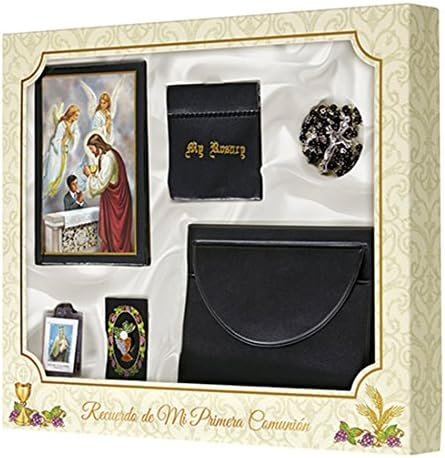 Boy's First Communion Boxed 6 Piece Gift Set, Spanish