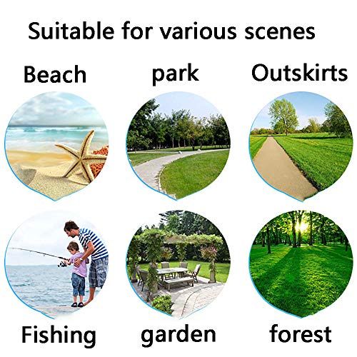 QYQS Vollautomatisches Klappzelt im Freien, kein Angelzelt erforderlich, ultraleichtes Strandzelt, blau, 155 * 145 * 110… – Bild 8