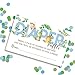 Watercolor Jungle Animals Diaper Raffle Tickets for Boy Baby Showers, 20 2