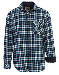 Gioberti Men's 100% Cotton Brushed Flannel Plaid