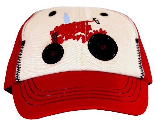 Case IH Two Tone Toddler Hat With Button Wheels