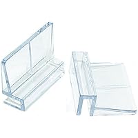 Aquarium Glasdeckel Clips 30x - Transparente Halterungen Für 15 Mm Glas