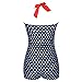 JOYMODE One Piece Swimsuits for Women Boyleg Sports Swimwear Floral Print Bathing Suits