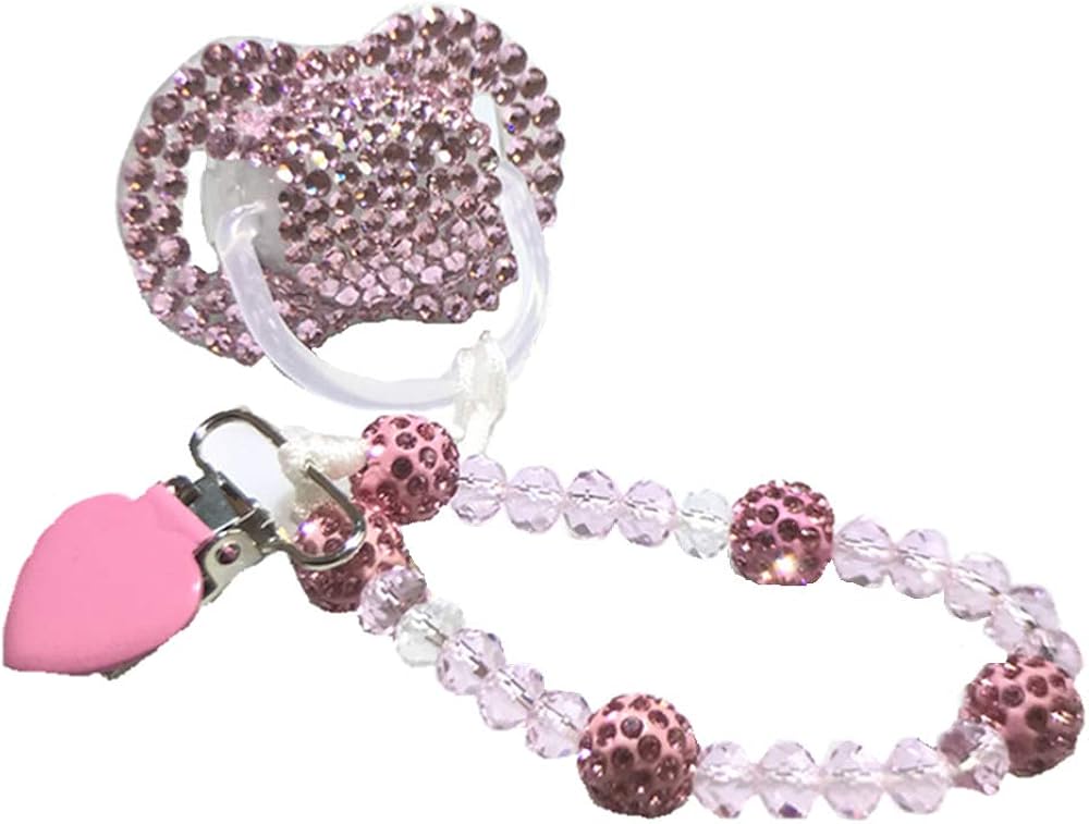 custom pacifiers with rhinestones