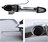 Hoypeyfiy Right Door Handle Fiat 500 Chrome Offside Driver Side view 2