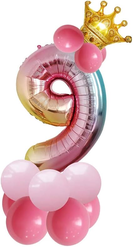 Jinsu 9 Ans Anniversaire Ballons Decorations Pour Enfant Filles 14 Paquets Inclure Couronne Ballon Et Ballons En Latex Pour Decoration D Anniversaire Fournitures De Fete Kit Amazon Fr Cuisine Maison Jinsu 9 Ans Anniversaire Ballons Decorations Pour Enfant Filles 14 Paquets Inclure Couronne Ballon Et Ballons En Latex Pour Decoration D Anniversaire Fournitures De Fete Kit Amazon Fr Cuisine Maison