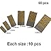 JTENG 60 Piece Lot Micro Drill Bits Metric HSS High Speed Steel Drill Bits 1mm, 1.5mm, 2mm, 2.5mm 3mm &3.5mm Drill Set Tool Multi Pack (60 pcs)