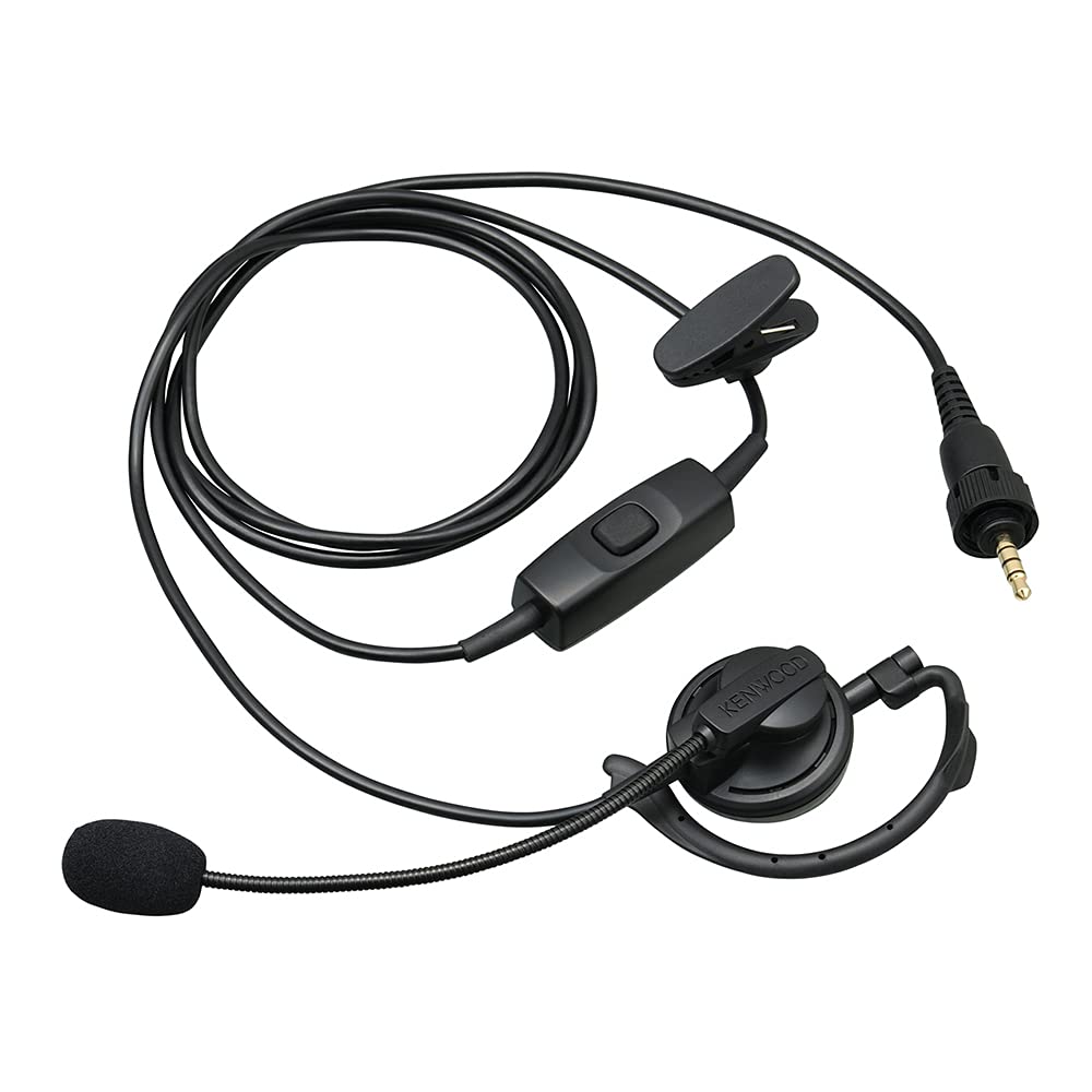 Kenwood KHS-37 Earpiece Headset with Microphone Arm, Headband and PTT WD-K10 and TK-3601D Series