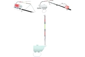 High Sensitivity Night Fishing Float Bite Alert, Smart LED Luminous Hook Alarm for Rods, Alarms Indicators Equipment with LED
