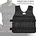 RUNACC Zooboo Weighted Vest Training Waistcoat Weighted Clothing Suitable for Running, Boxing and Other Training, Black