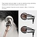 GGMM Alauda Lightweight & Sporty in-Ear Noise-Isolating Metal Earbuds Headphones w/Tangle-Free Cable & 1-Button Remote/Mic, Compatible w/All Apple Android Smartphone