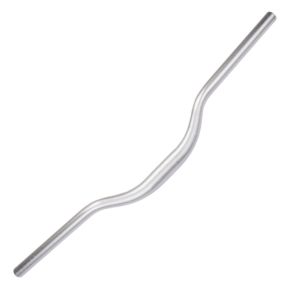 UPANBIKE MTB Mountain Bike Handlebar φ31.8mm*440mm/520mm 30mm Riser Bar (440mm, Silver)