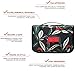 Hanging Toiletry Bag - Portable Travel Makeup Comestic Organizer - Durable Hanging Hook - for Women & Men, Perfect for Comestic, Personal items, Shampoo, Body wash (flower)