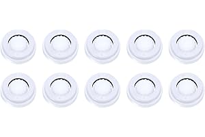 uxcell Shower Flow Reducer Limiter Set, Water Flow Saver Adapter Set, 10 Pcs 2.5pgm Water Flow R for Shower Head Handheld Sho