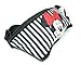 Disney Minnie Mouse Zippered Waist Pack Belly Bag (Large,Striped)