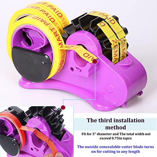Purple Heat Tape Dispenser Sublimation Multiple Roll Cut Heat Tape