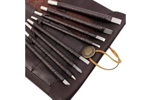 Professional 3/8/10Pcs Tungsten Steel Stone Carving Hand Tools Set Stone Carving Chisel Set Woodworking Carving Tool