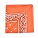 Alotpower Cotton Bandanas Headband for Daily Use, 6 Pack,Orange