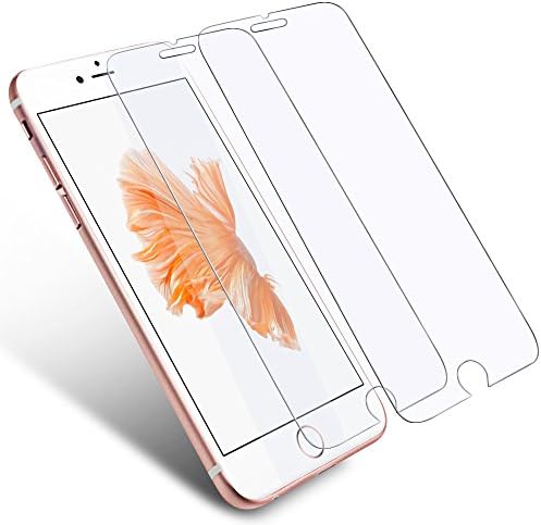 iPhone 6Plus Tempered Glass Screen Protector,INEER 2Pack iPhone 6S Plus Screen Protector Glass-Transparent HD Clear Screen Protector Film Anti-Scratch for iPhone 6Plus/6s Plus 5.5inch