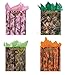 All Occassion Party Gift Bags - Set of 4 Happy Birthday Large Camo Gift Bags w/Tags & Tissue Paper