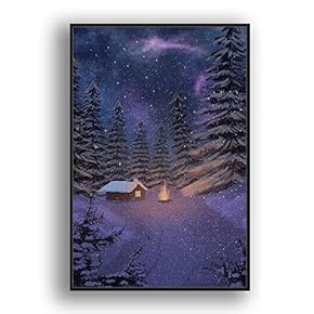 Framed Canvas Wall Art for Living Room, Bedroom Flow in The Dream Canvas Prints for Modern Home Decoration Ready to Hang - 16"x24" inches