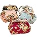 Clutch Bag, Misaky Women Lady Retro Vintage Flower Small Wallet Hasp Purse (Hot Pink)