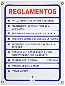 10 reglas de las albercas