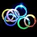 24 Pcs Flashing LED Bracelets Light Up Toys Glow Bracelet Glow in the Dark Party Supplies Fluorescence Bracelet for Neon Party, Concert Wedding,Birthday,Night Game Fun Events for Women Men Teen Kid
