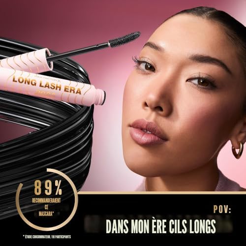 Calorie 2000 Calorie Long Lash Era Mascara Tubing Tubing pour cils visiblement plus longs, résistant aux taches Fb. 002 Black Brown