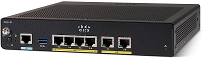 Cisco 921 Integrated Services Router GigE 4 Port Switch 1GB 2GB SSD