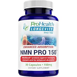 ProHealth NMN Pro 150 - Uthever - Enhanced Absorption (150 mg, 30 Capsules) Nicotinamide Mononucleotide