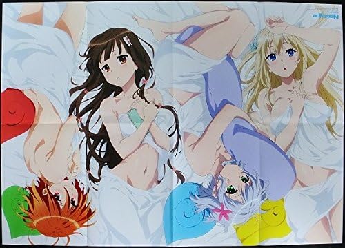 Amazon 甘城ブリリアントパーク 特大ポスター 火の妖精サーラマ 土の妖精コボリー 風の妖精ミュース 水の妖精シルフィー 遊園地アニメ アニメ 萌えグッズ 通販