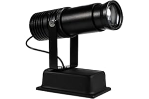 Logobos 20W LED GOBO Logo Projector Stage Effect Light Static Manual Zoom Custom GOBO for Hotel Wedding Company Bar